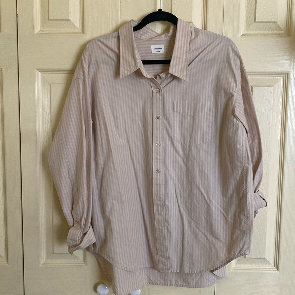 Aritzia Wilfred Free Relaxed Shirt